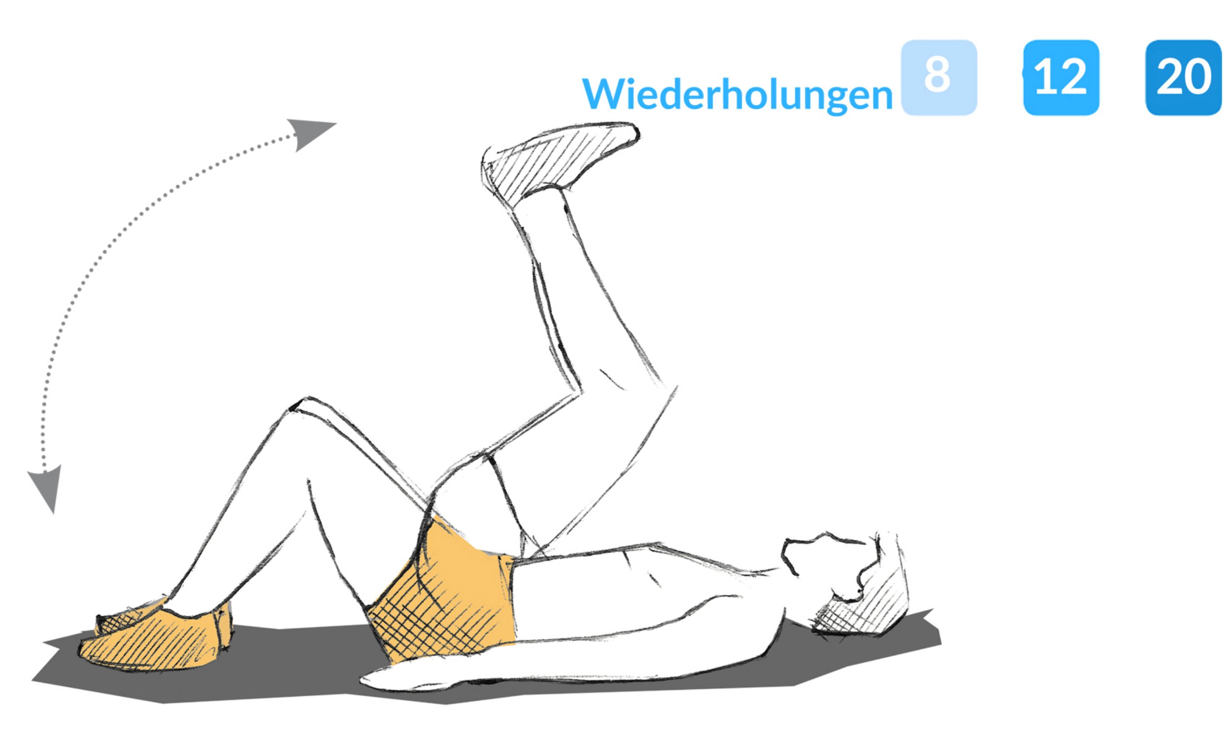 Anleitung zum Aufrollen.