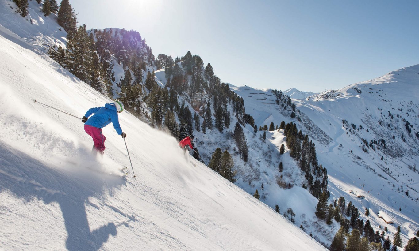 Schneesichere Skigebiete in den Alpen: Skifahren am Gletscher