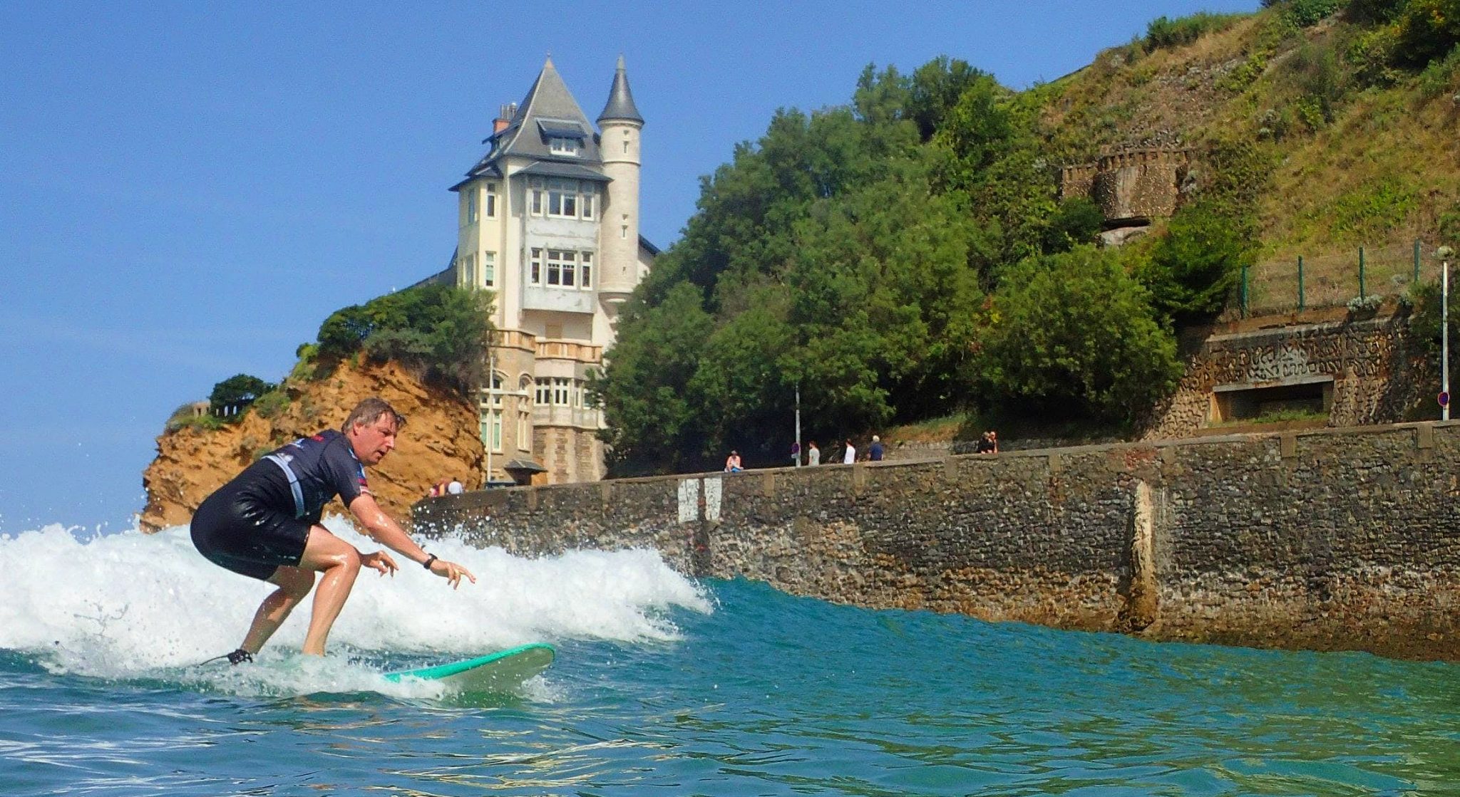 Surfing in Biarritz a wonderful view from the beach CheckYeti Blog