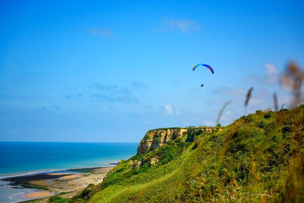 Paragliding in Normandy simply offers the best views of the sea and its cliffs.